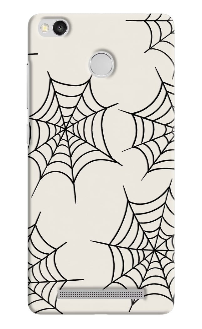 Spider Web Redmi 3S Prime Hard Case Back Cover by Casekaro