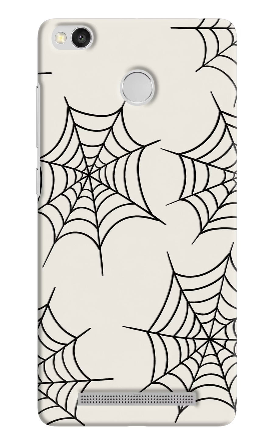 Spider Web Redmi 3S Prime Back Cover, Hard case