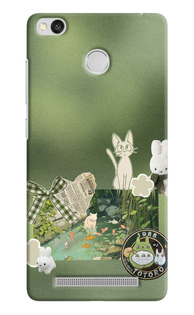 Aesthetic anime Redmi 3S Prime Hard Case Back Cover by Casekaro