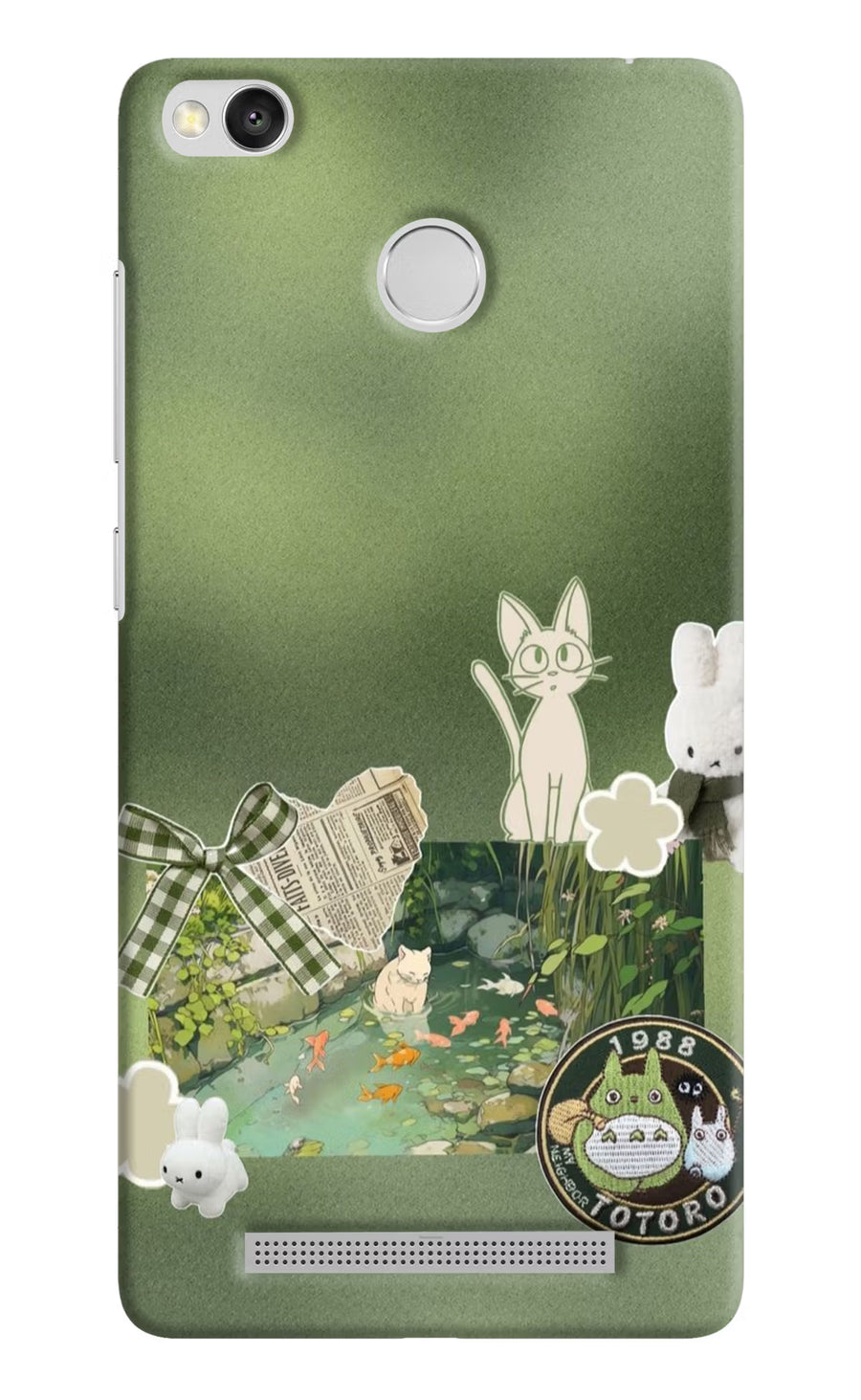 Aesthetic anime Redmi 3S Prime Back Cover, Hard case