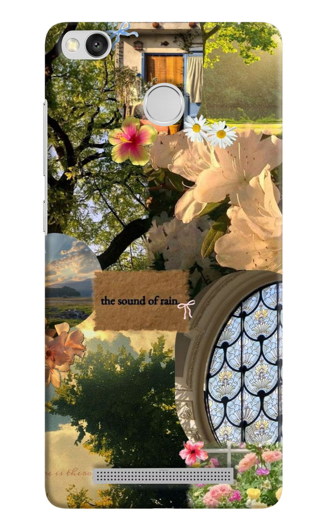 Rain Redmi 3S Prime Hard Case Back Cover by Casekaro