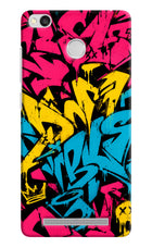 Graffiti Vibe Redmi 3S Prime Hard Case Back Cover by Casekaro