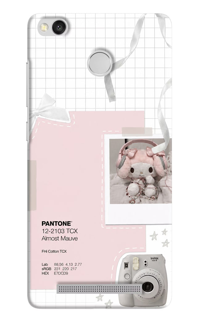 Pantone Asthetic Redmi 3S Prime Hard Case Back Cover by Casekaro