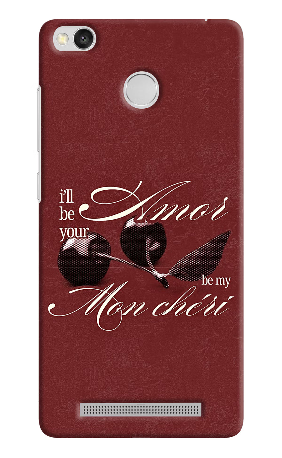 Velvet Cherry Redmi 3S Prime Back Cover, Hard case