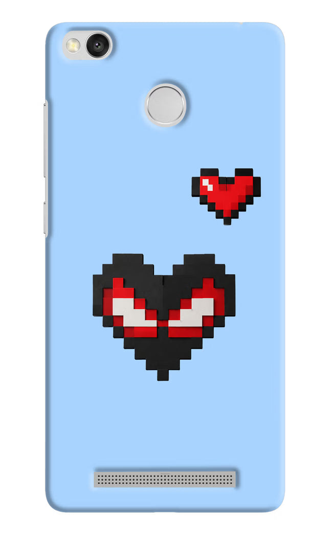 Peter Heart Redmi 3S Prime Hard Case Back Cover by Casekaro