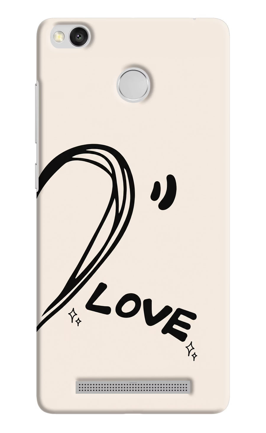 Soul Line Redmi 3S Prime Back Cover, Hard case