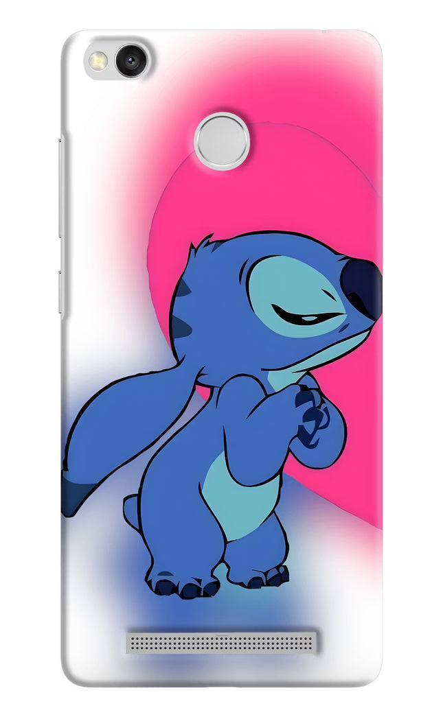 Stitch Hug Redmi 3S Prime Hard Case Back Cover by Casekaro