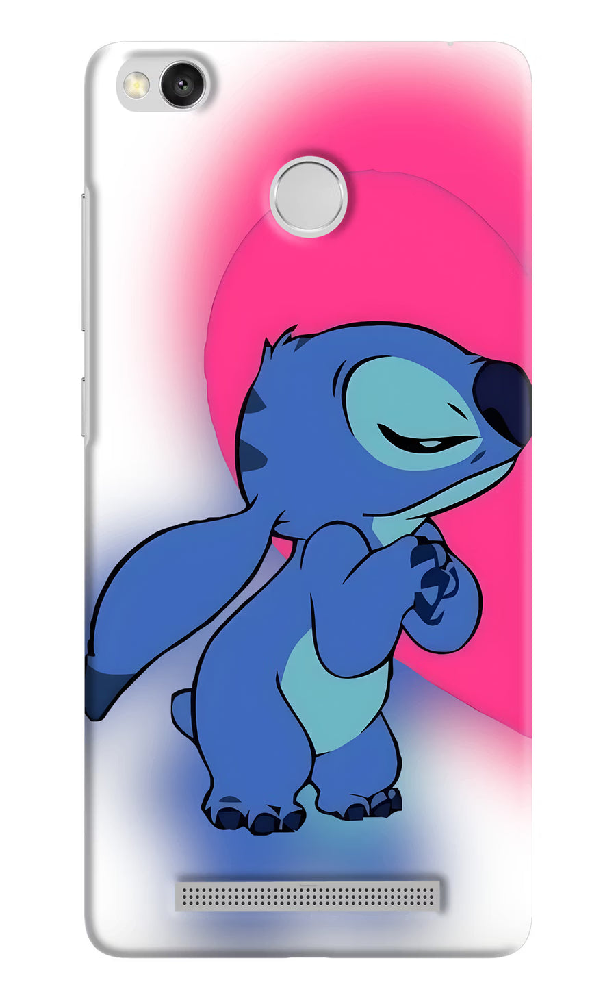 Stitch Hug Redmi 3S Prime Back Cover, Hard case