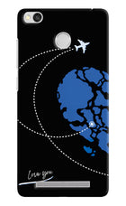 Love Orbit Redmi 3S Prime Hard Case Back Cover by Casekaro