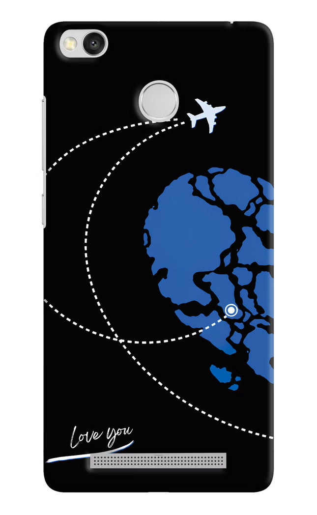 Love Orbit Redmi 3S Prime Hard Case Back Cover by Casekaro