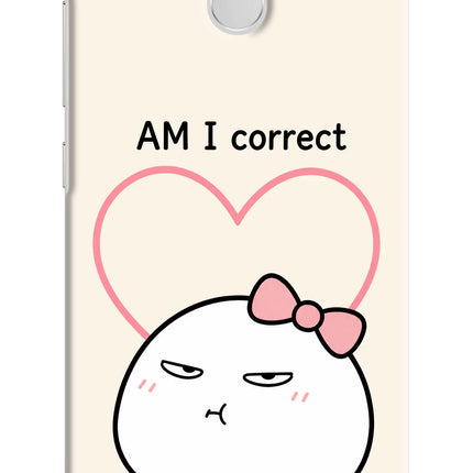 Always Right Redmi 3S Prime Hard Case Back Cover by Casekaro