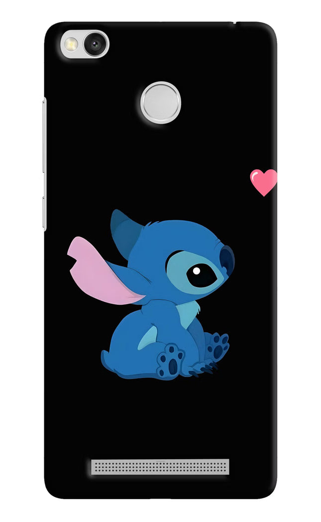 Stitch Crush Redmi 3S Prime Hard Case Back Cover by Casekaro