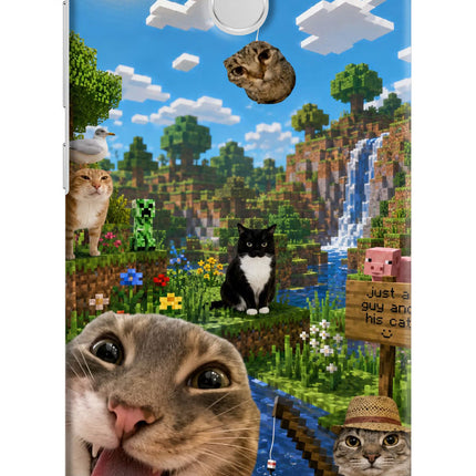 Minecraft Cat Chaos Redmi 3S Prime Hard Case Back Cover by Casekaro