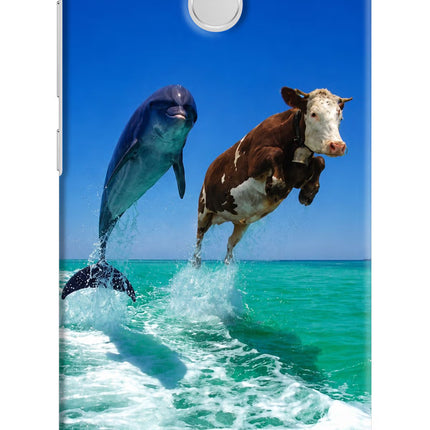 Dolphin vs Cow Redmi 3S Prime Hard Case Back Cover by Casekaro