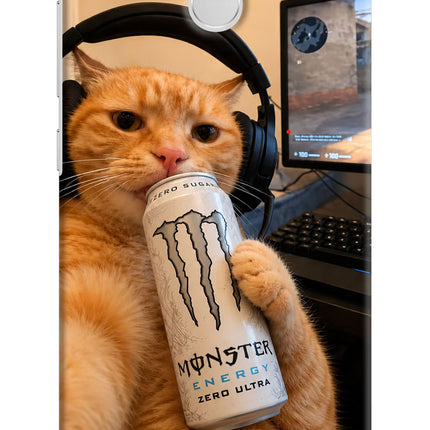 Gamer Cat Energy Redmi 3S Prime Hard Case Back Cover by Casekaro