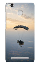 Skydiving Cow Redmi 3S Prime Hard Case Back Cover by Casekaro