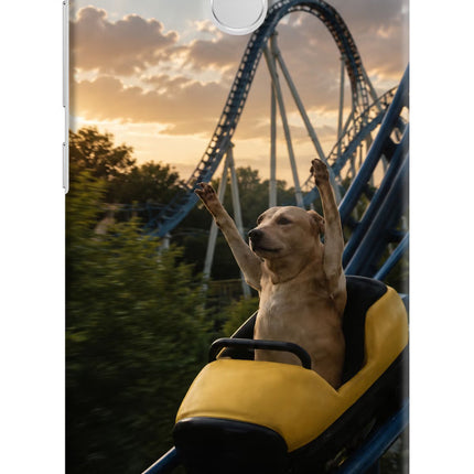 Rollercoaster Dog Redmi 3S Prime Hard Case Back Cover by Casekaro