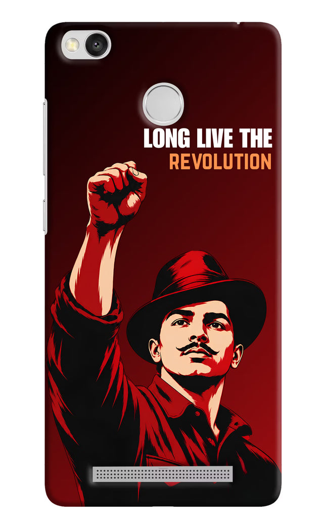 Bhagat Singh Revolution Redmi 3S Prime Back Cover