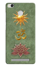 Om & Lotus Redmi 3S Prime Back Cover
