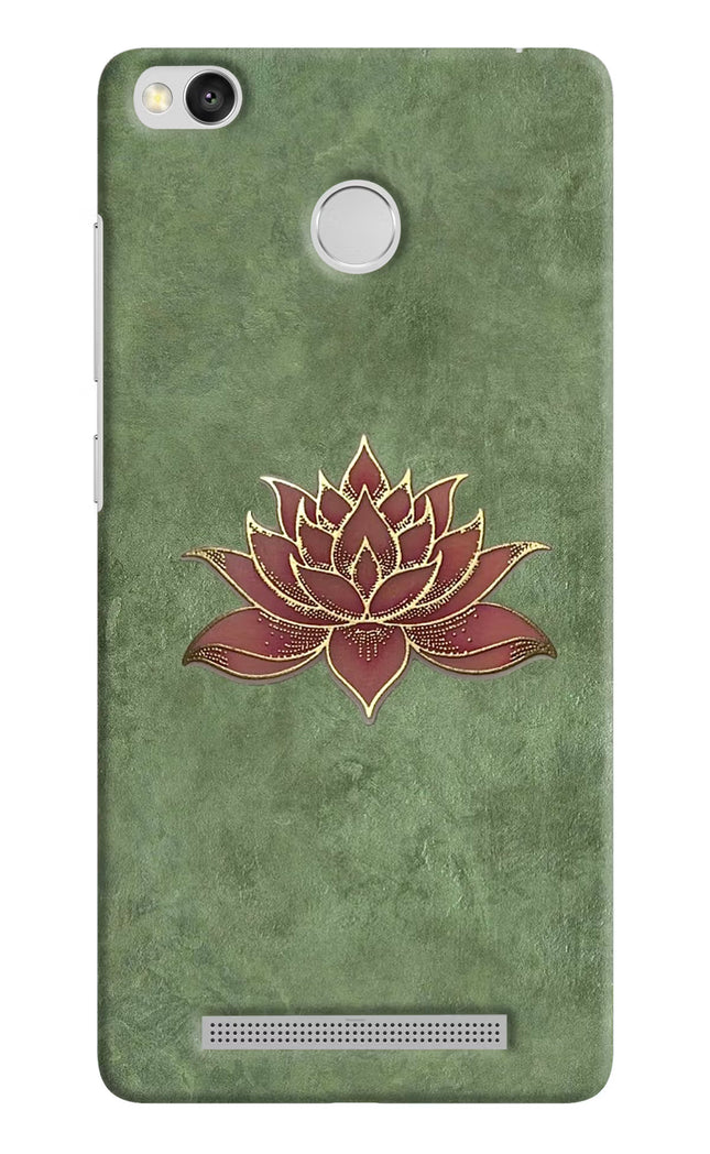 Lotus Grace Redmi 3S Prime Hard Case Back Cover by Casekaro