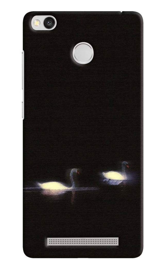 Silent Swans Redmi 3S Prime Hard Case Back Cover by Casekaro