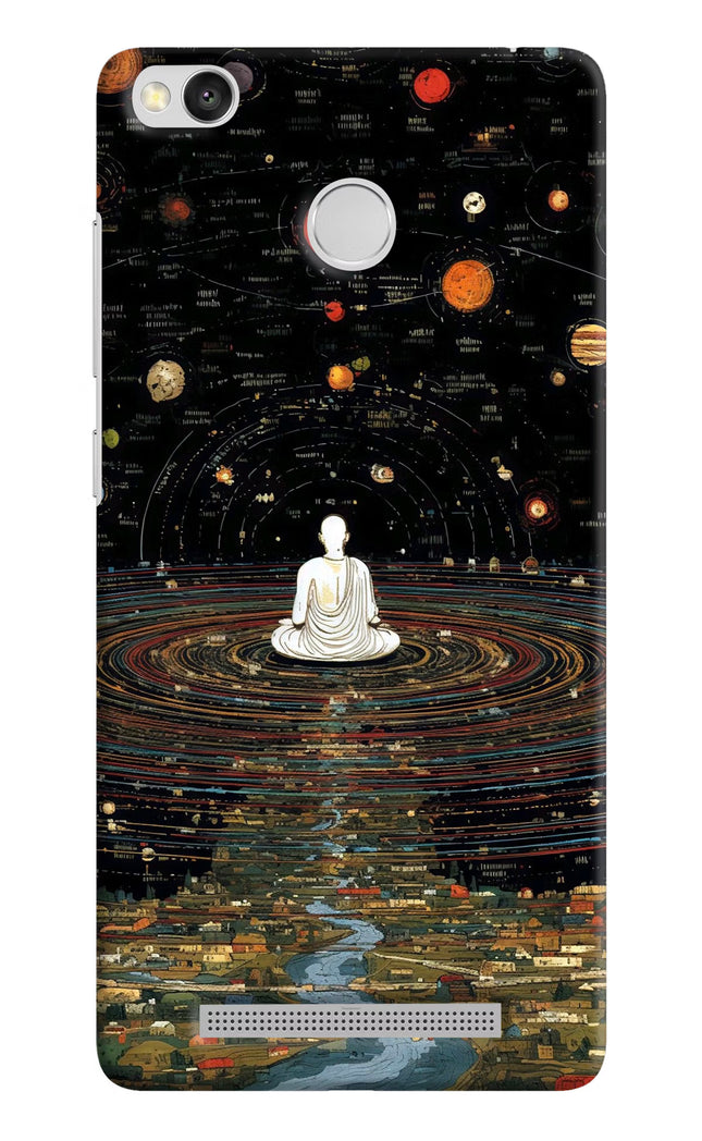 Space Monk Redmi 3S Prime Hard Case Back Cover by Casekaro