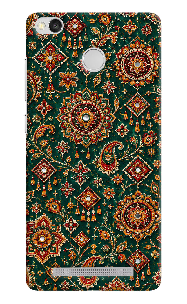 Green Pataka Redmi 3S Prime Hard Case Back Cover by Casekaro