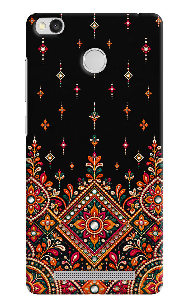 Noir Mehfil Redmi 3S Prime Hard Case Back Cover by Casekaro