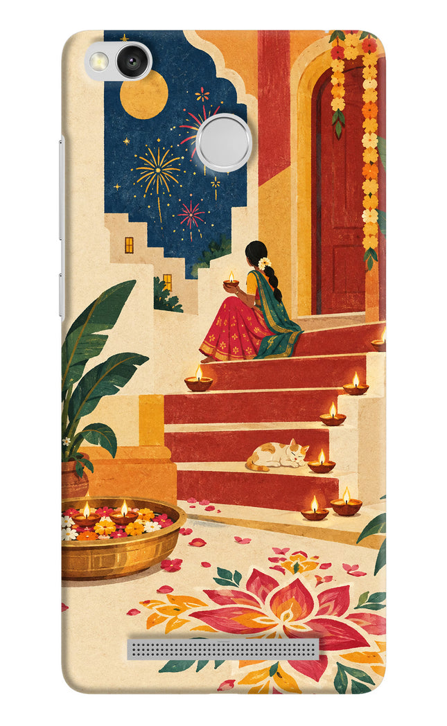 Diwali Rangoli Redmi 3S Prime Back Cover