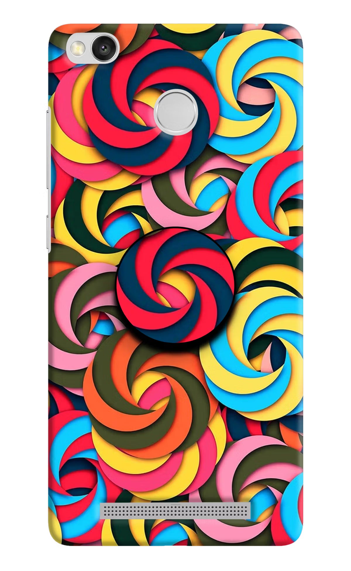 Spiral Pattern Redmi 3S Prime Pop Case by Casekaro