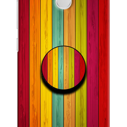 Multicolor Wooden Redmi 3S Prime Pop Case by Casekaro