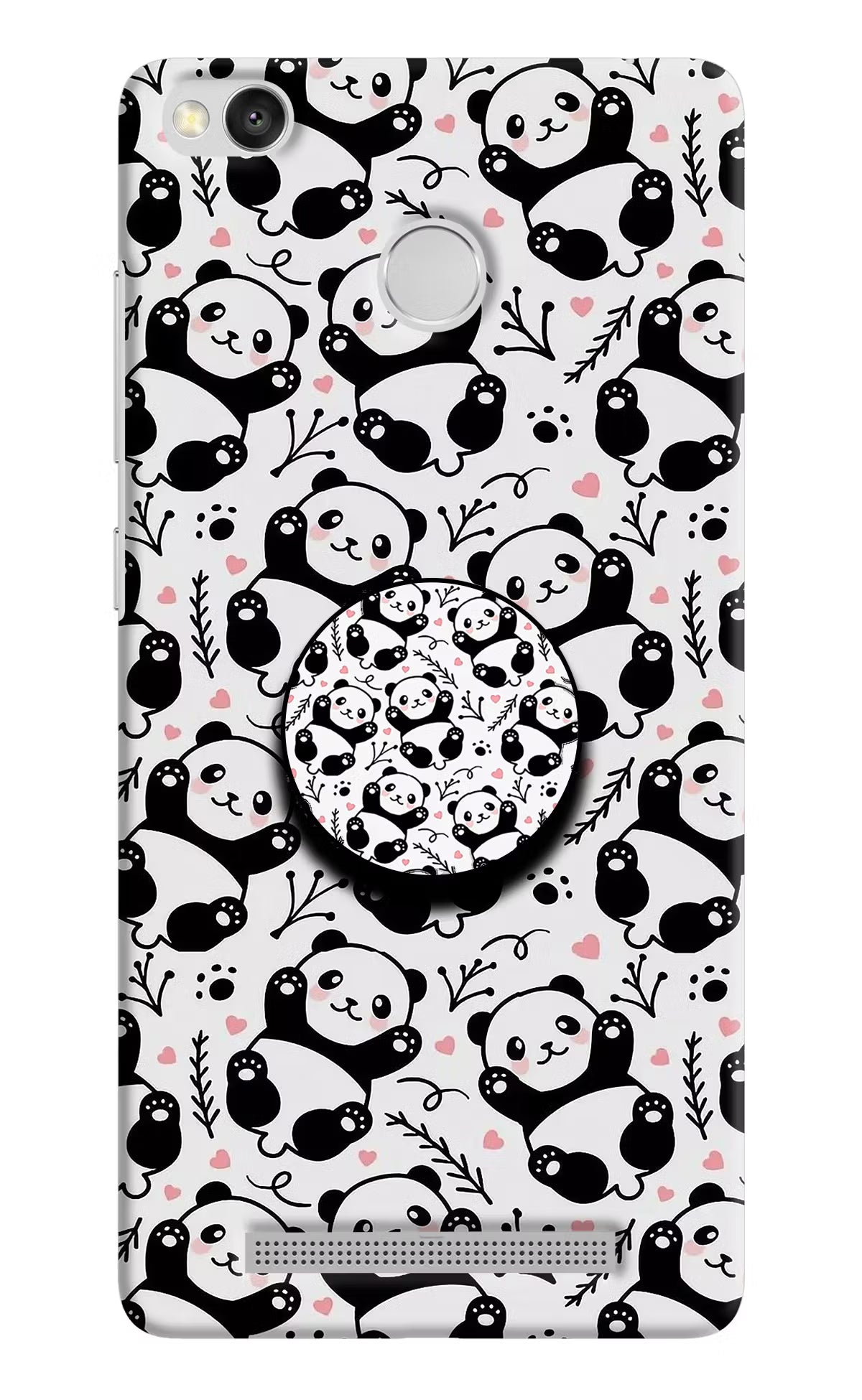 Cute Panda Redmi 3S Prime Pop Case by Casekaro