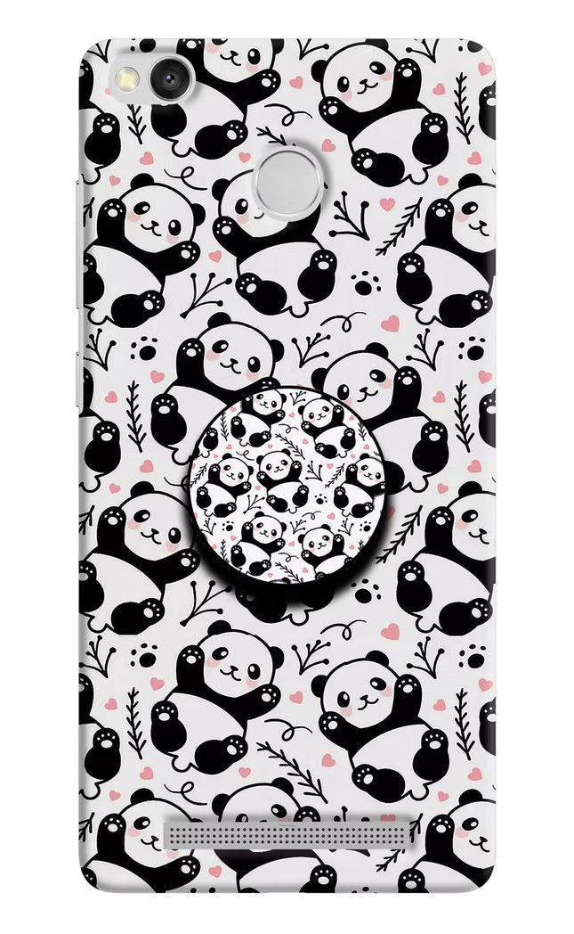 Cute Panda Redmi 3S Prime Pop Case by Casekaro