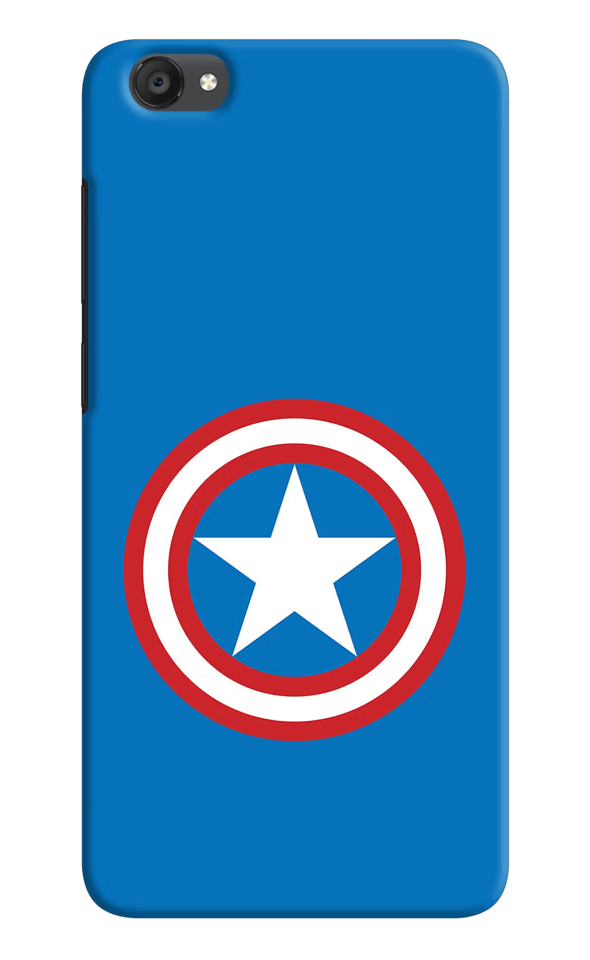 Captain America Logo Vivo Y55s Hard Case Back Cover by Casekaro