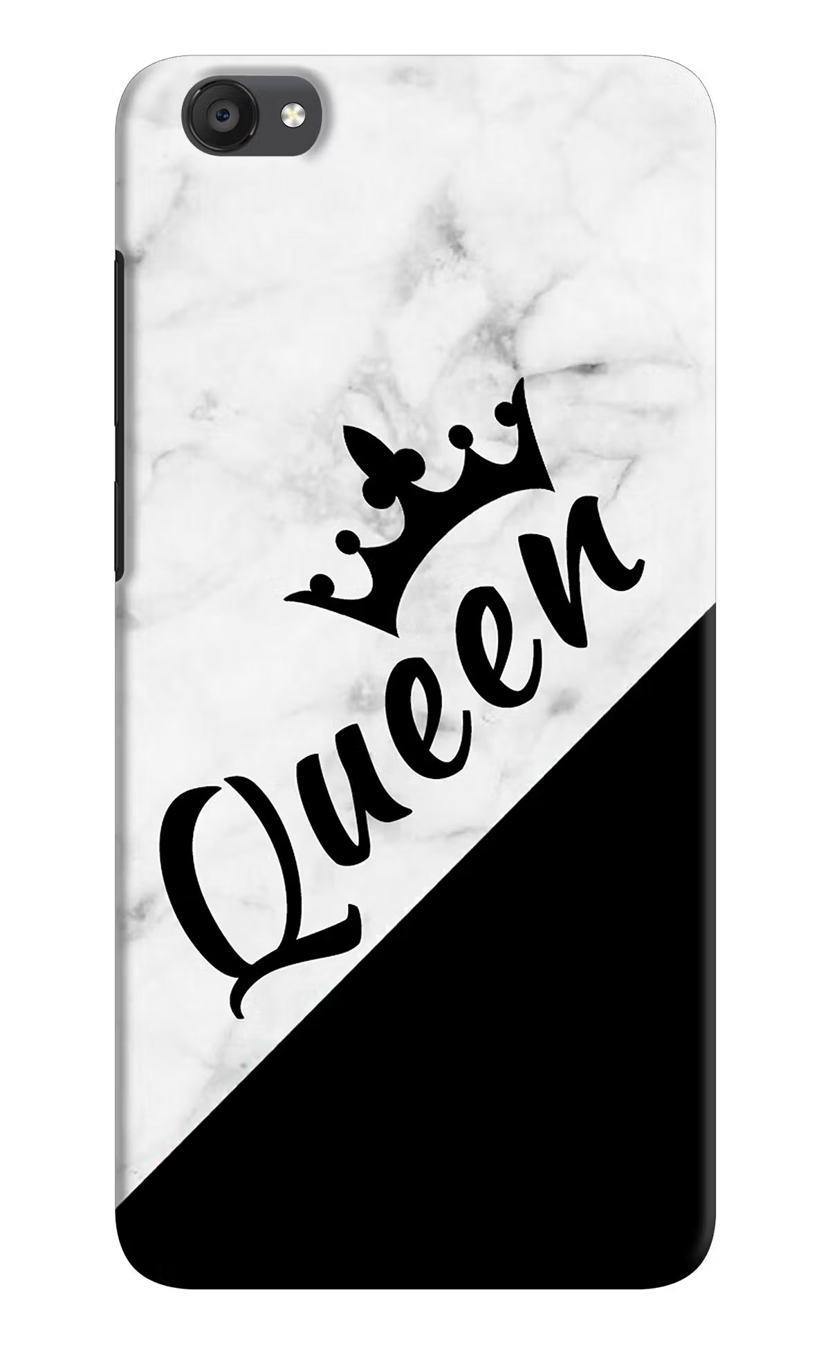 Queen Vivo Y55s Hard Case Back Cover by Casekaro