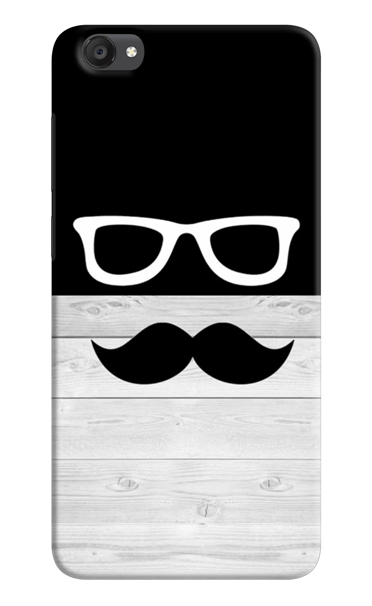 Mustache Vivo Y55s Hard Case Back Cover by Casekaro