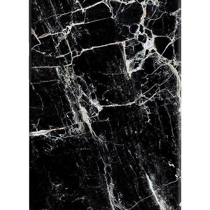 Black Marble Texture Vivo Y55s Hard Case Back Cover by Casekaro