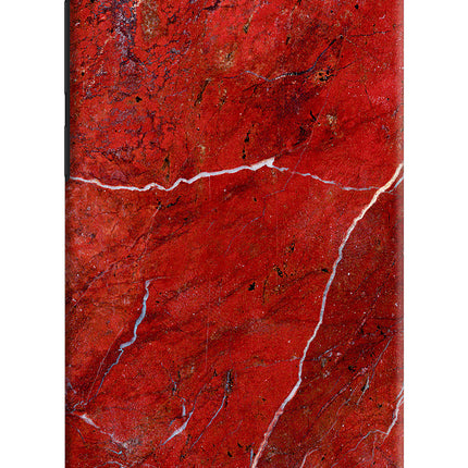 Red Marble Design Vivo Y55s Hard Case Back Cover by Casekaro