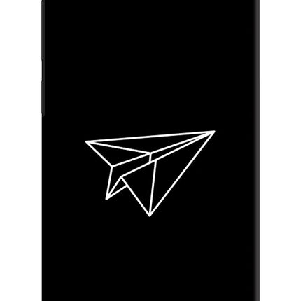 Paper Plane White Vivo Y55s Hard Case Back Cover by Casekaro