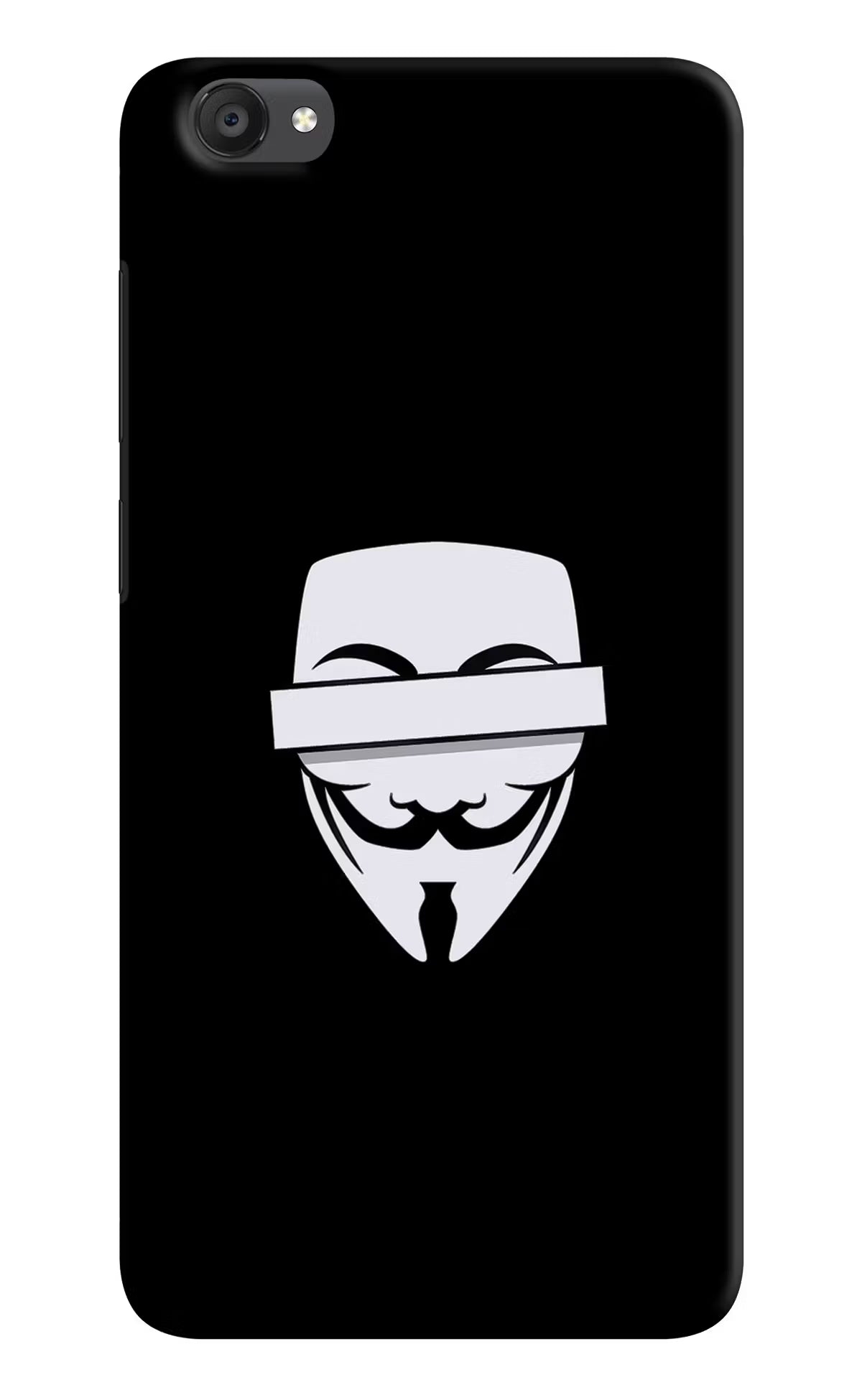 Anonymous Face Vivo Y55s Hard Case Back Cover by Casekaro