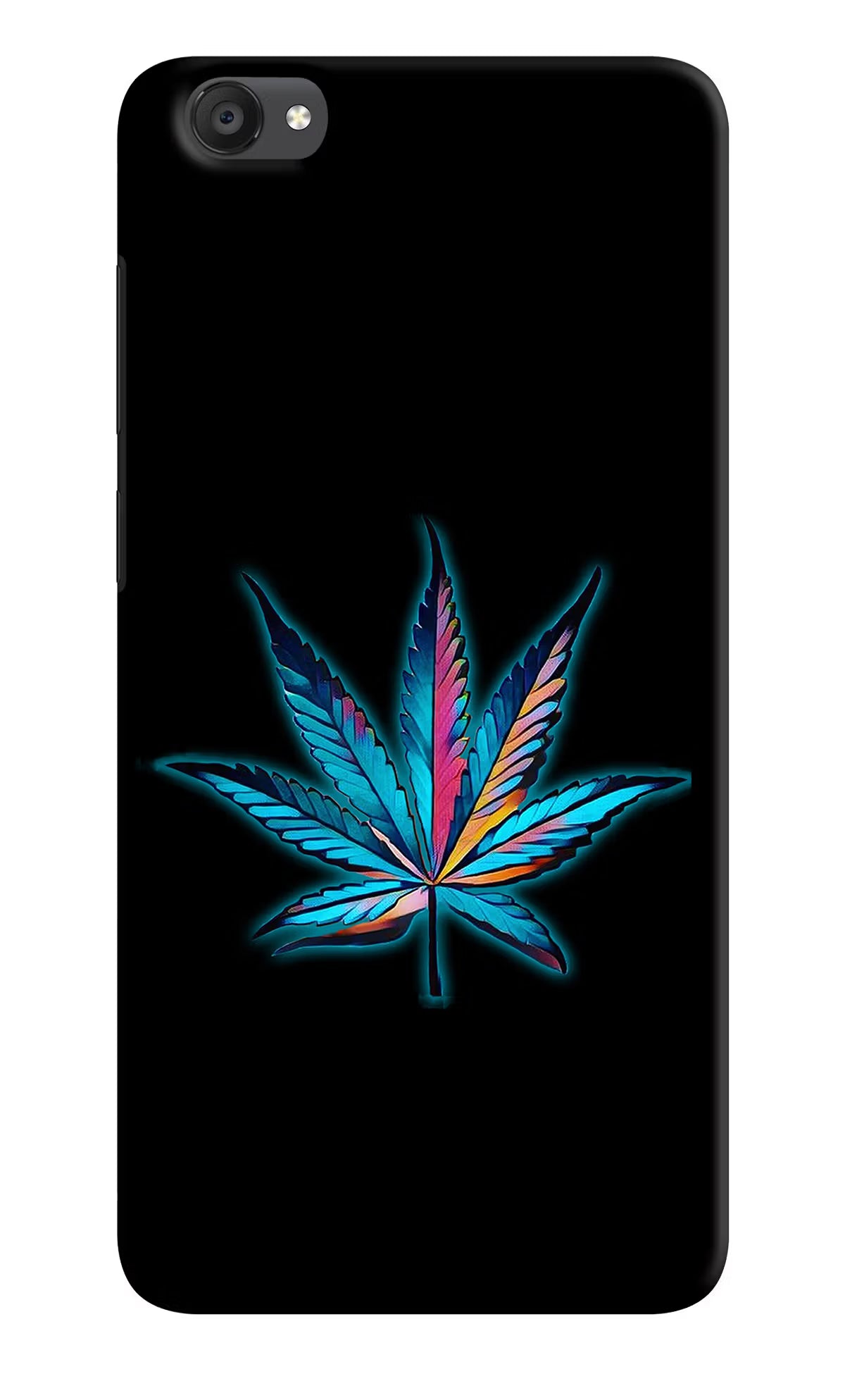 Weed Vivo Y55s Hard Case Back Cover by Casekaro