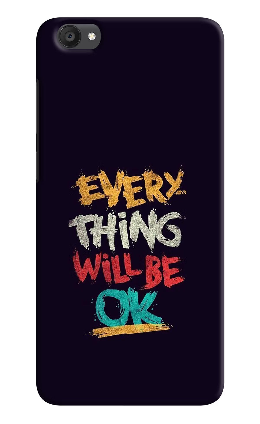 Everything Will Be Ok Vivo Y55s Back Cover, Hard case
