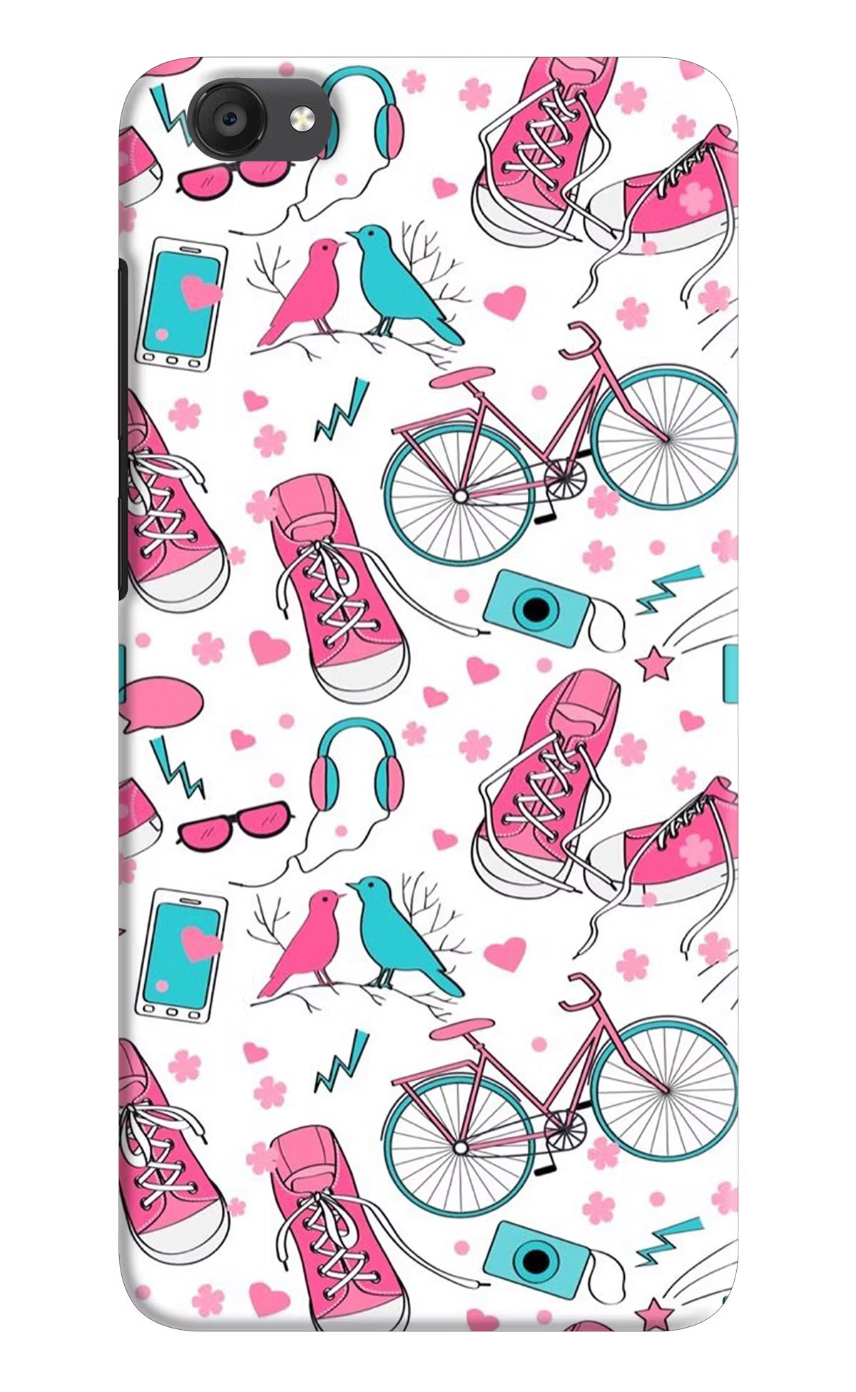 Artwork Vivo Y55s Hard Case Back Cover by Casekaro