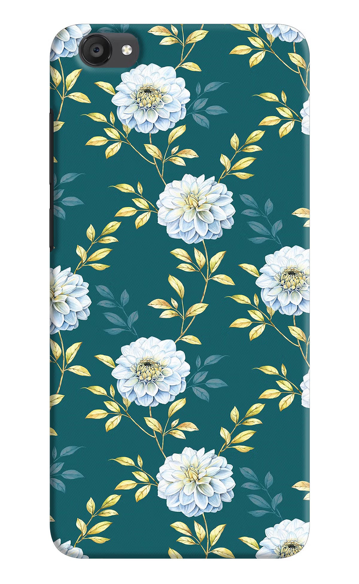 Flowers Vivo Y55s Hard Case Back Cover by Casekaro