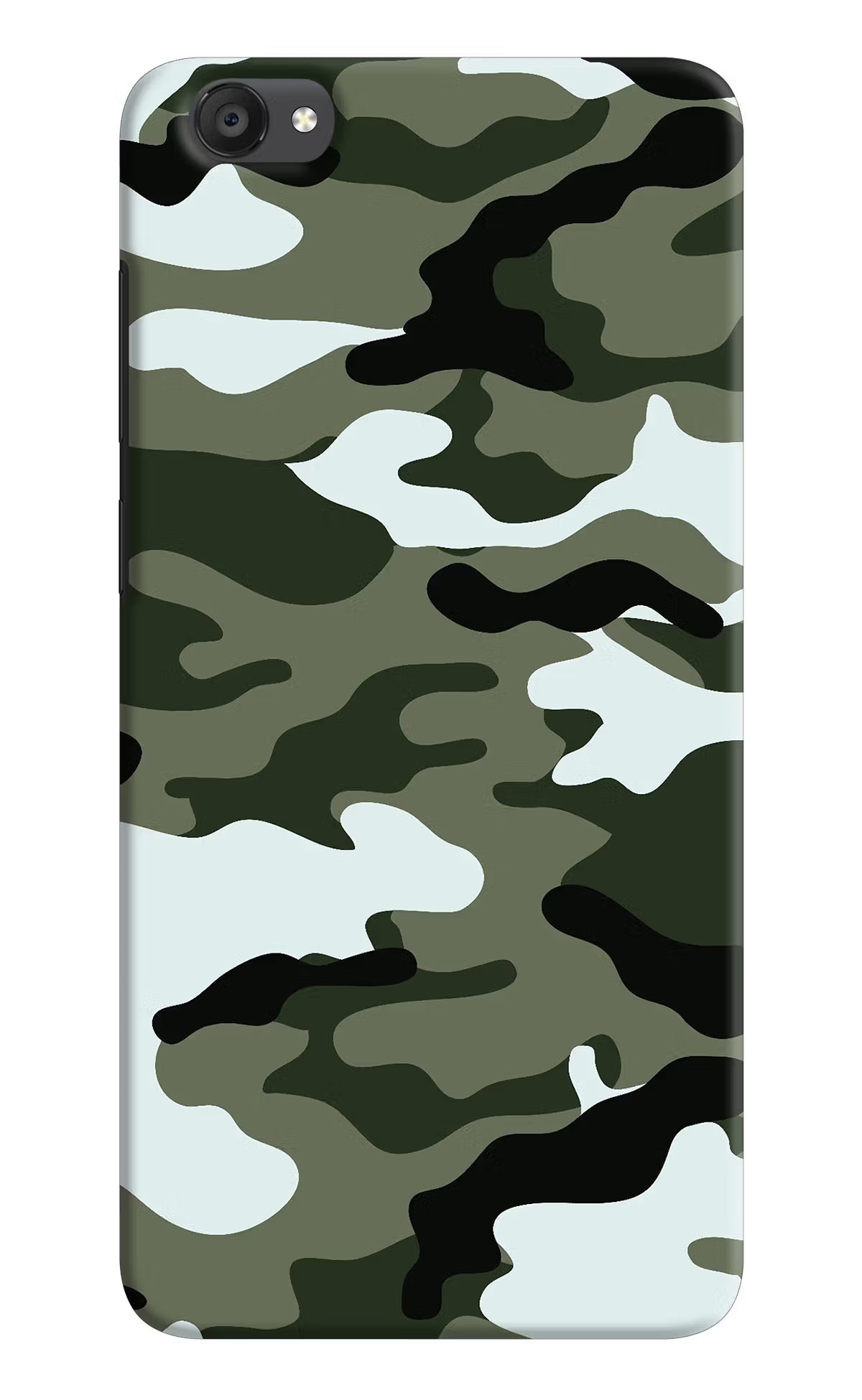 Camouflage Vivo Y55s Hard Case Back Cover by Casekaro