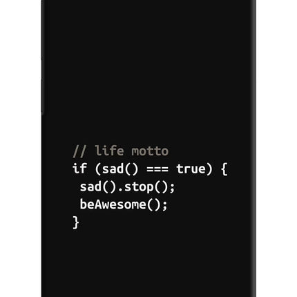 Life Motto Code Vivo Y55s Hard Case Back Cover by Casekaro