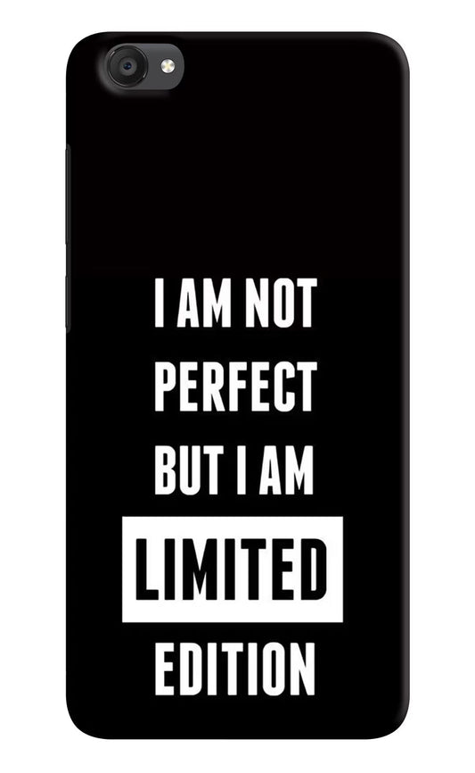 I Am Not Perfect But I Am Limited Edition Vivo Y55s Hard Case Back Cover by Casekaro