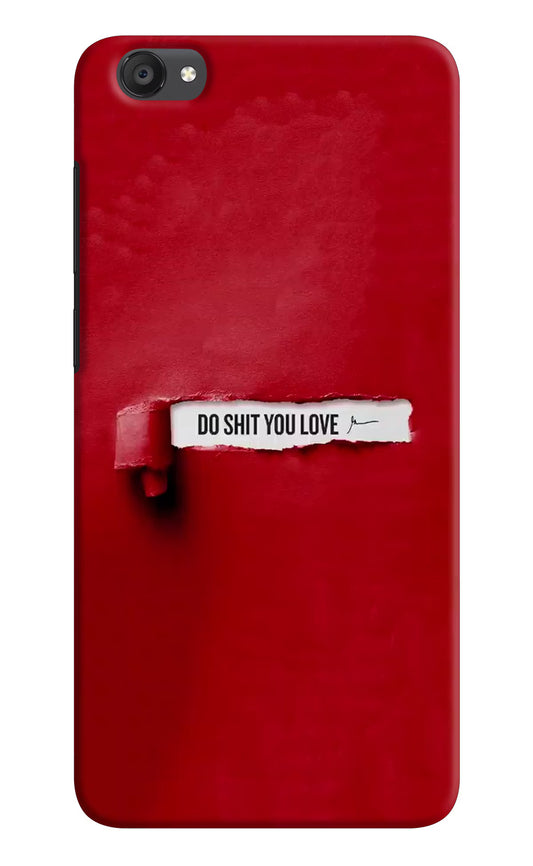 Do Shit You Love Vivo Y55s Hard Case Back Cover by Casekaro