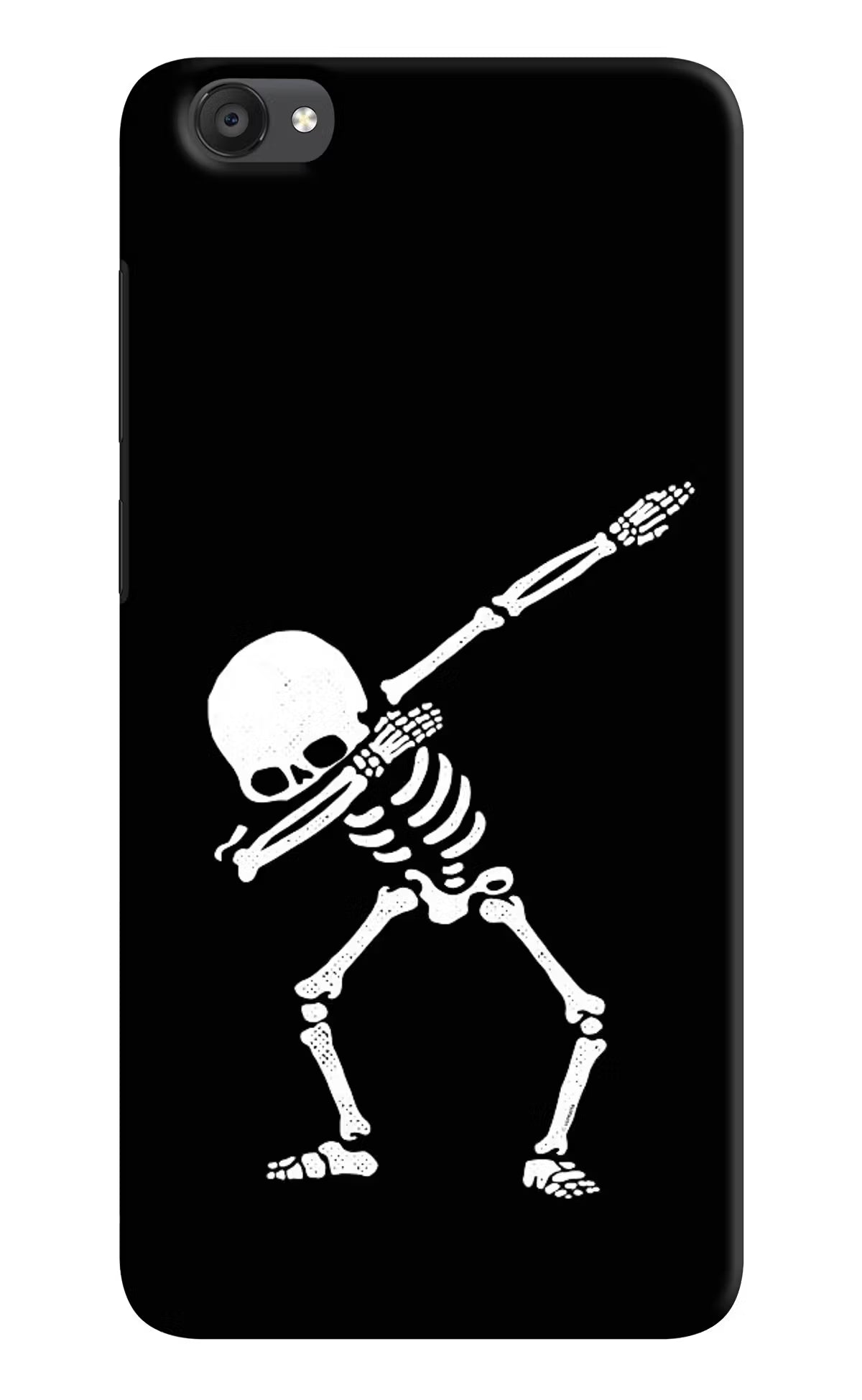 Dabbing Skeleton Art Vivo Y55s Hard Case Back Cover by Casekaro