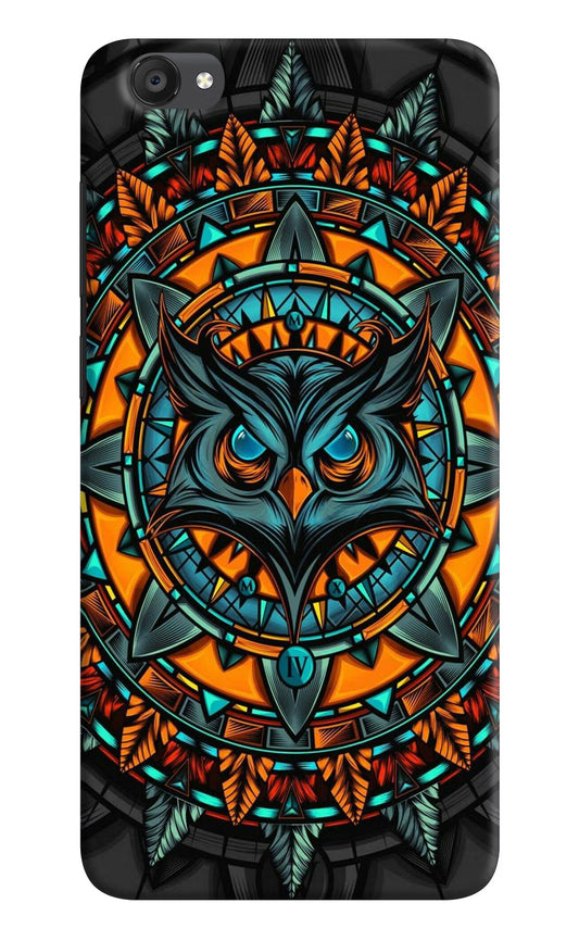 Angry Owl Art Vivo Y55s Hard Case Back Cover by Casekaro